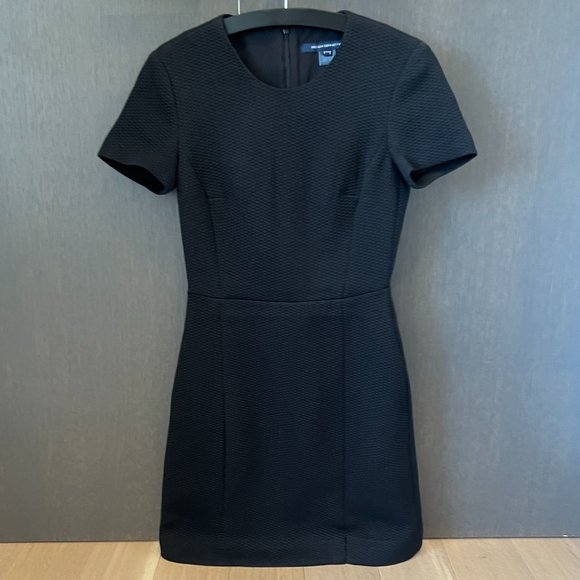 French Connection Hua Texture Fitted Dress - Picture 3 of 3